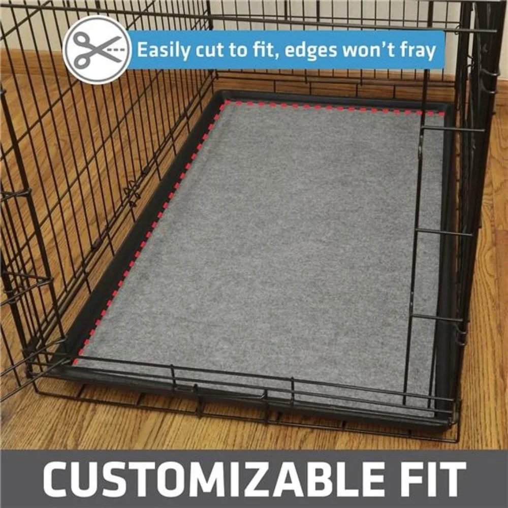 Dog Crate Mat Liner, Absorbs Urine, Waterproof, Non-Slip, Washable Puppy Pee Pad